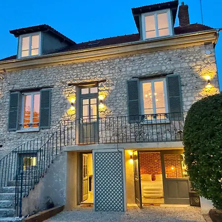 Вилла La Folie - Premium - 3 Vip - 8 Pieces 150m2- Centre Village - Maison Privatisee -jardin Paysage - Parking- Живерни